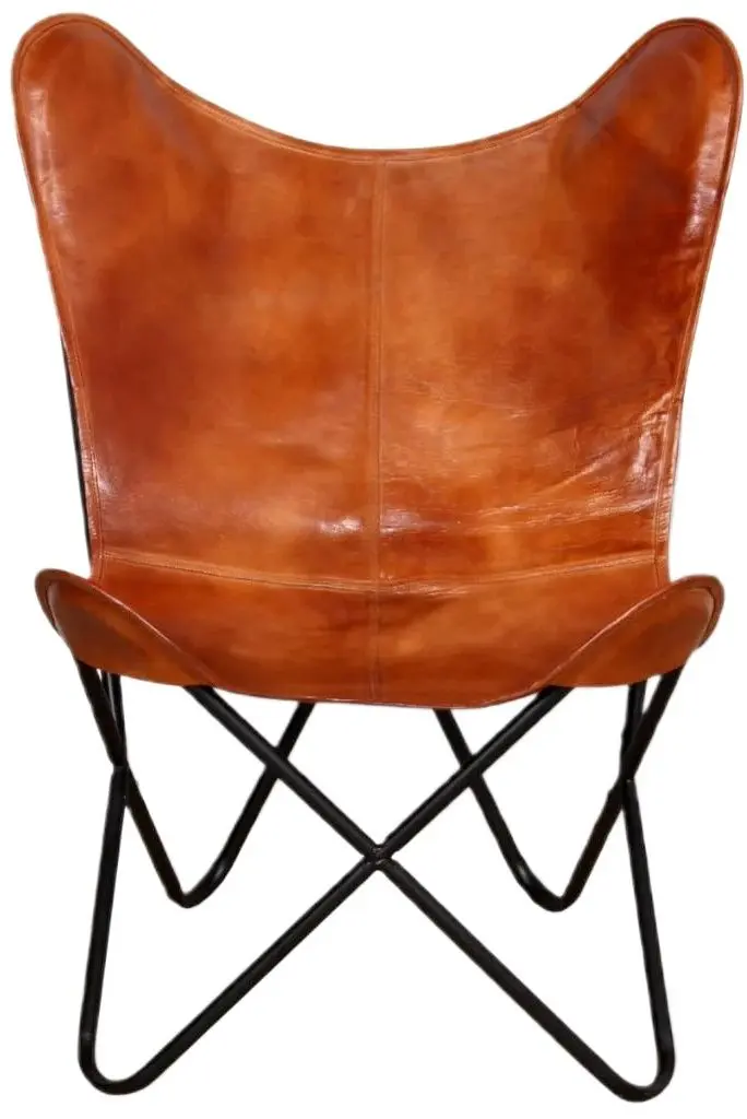 Fotoliu VidaXL Butterfly 243728 (Brown)