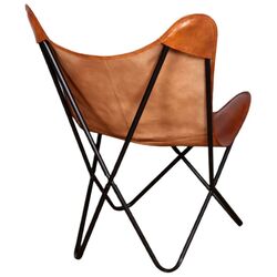 Fotoliu VidaXL Butterfly 243728 (Brown) Thumb