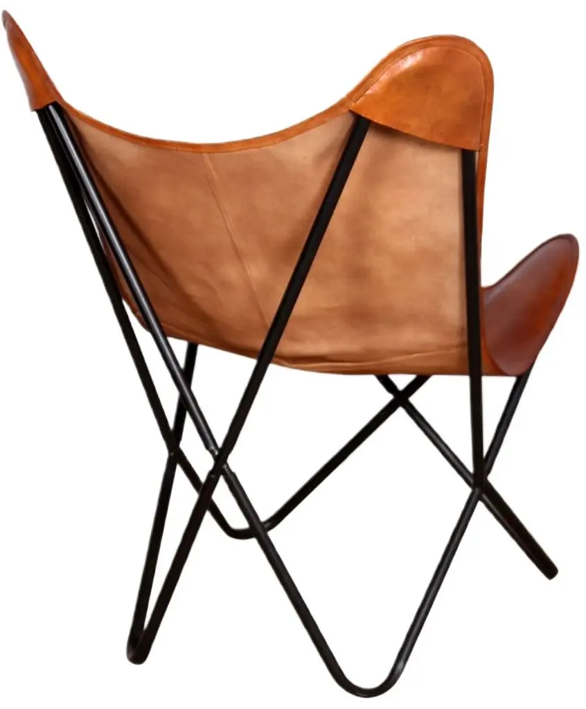 Fotoliu VidaXL Butterfly 243728 (Brown)