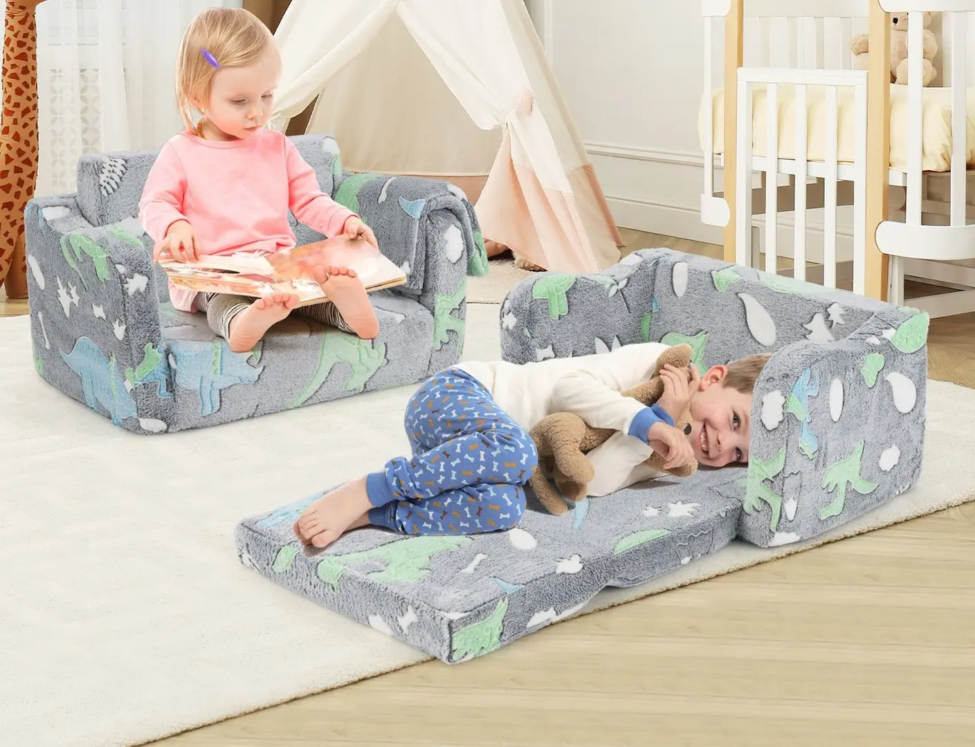 Диван Costway HV10575GD (Grey) - 2