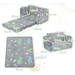 Диван Costway HV10575GD (Grey) Thumb