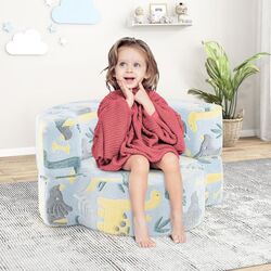 Кресло 2в1 Costway HY10226BL (Light Blue) Thumb