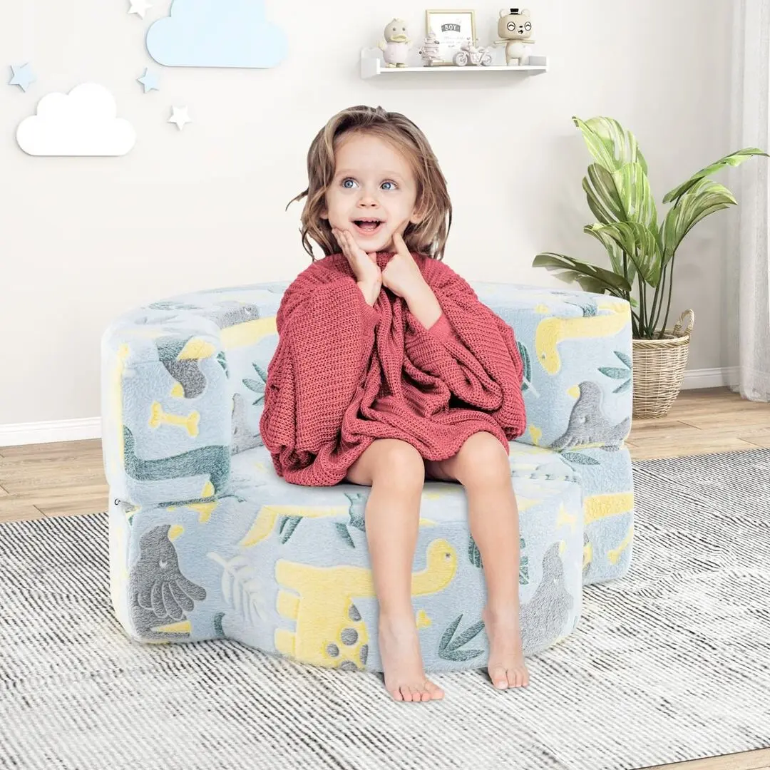 Кресло 2в1 Costway HY10226BL (Light Blue)