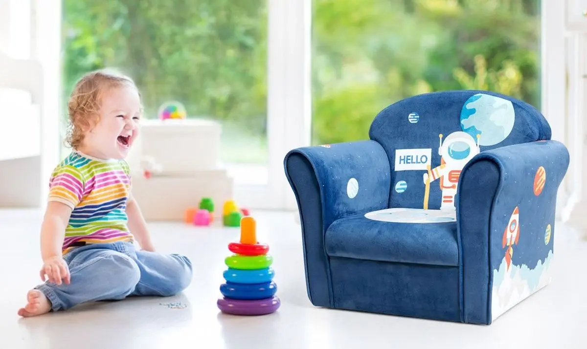Fotoliu Costway HW65434 (Blue) - 4