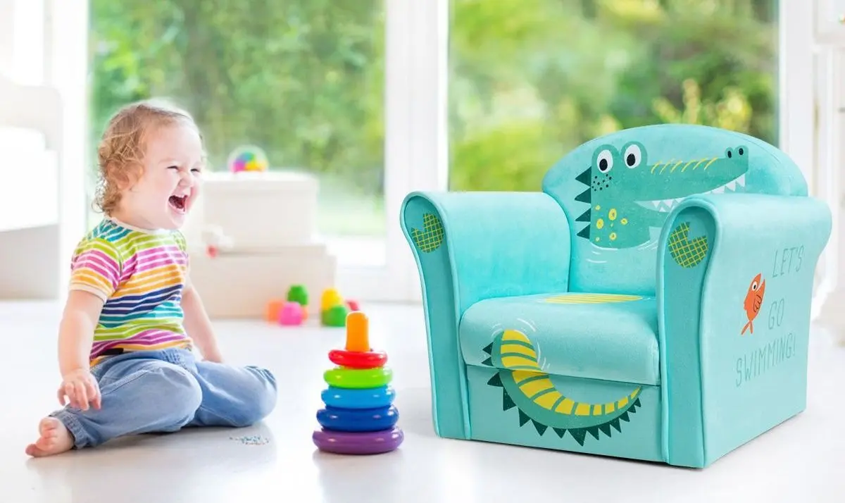Fotoliu Costway HW65436 (Turquoise) - 3
