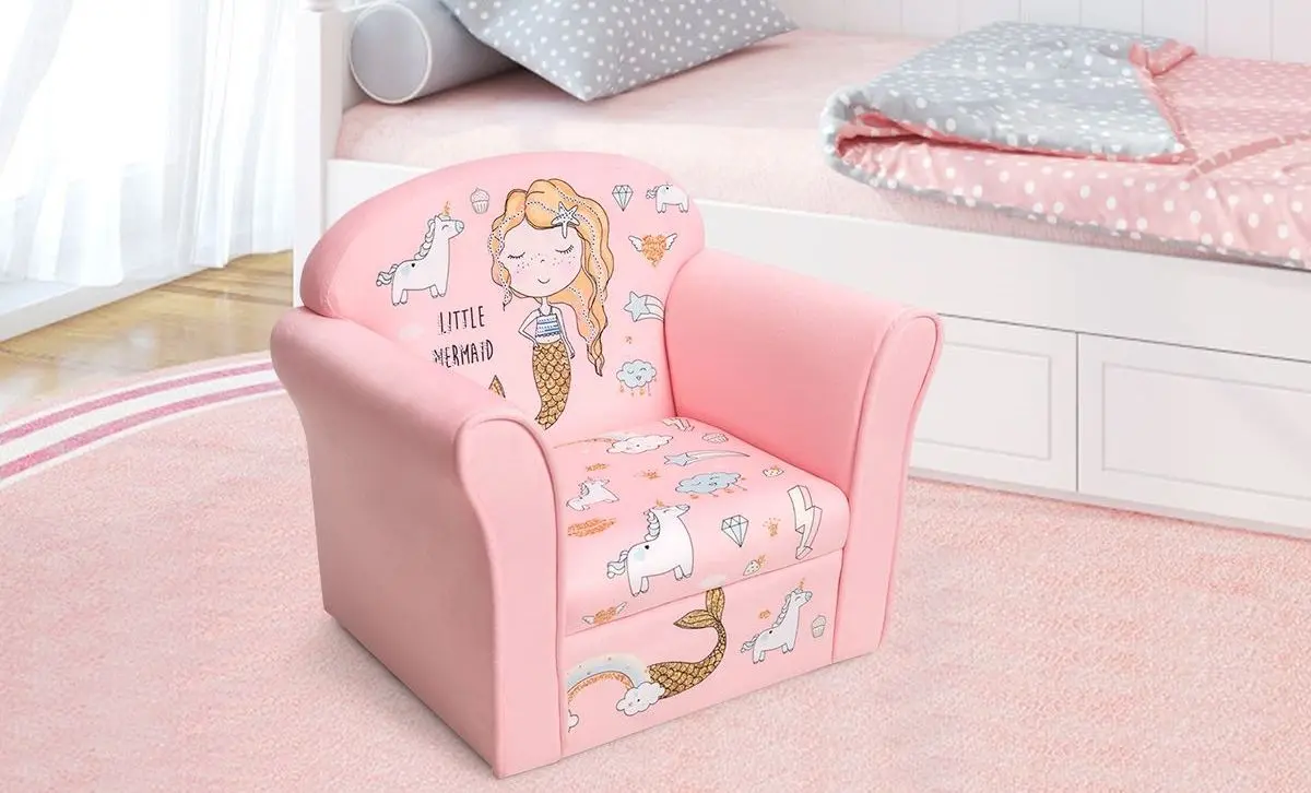 Кресло Costway HW65602 (Pink) - 5