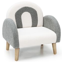 Fotoliu Costway HY10173GR (Grey/White) Thumb