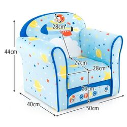 Fotoliu Costway HY10208BL (Light Blue) Thumb