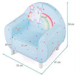 Fotoliu Costway HY10385BL (Blue) Thumb