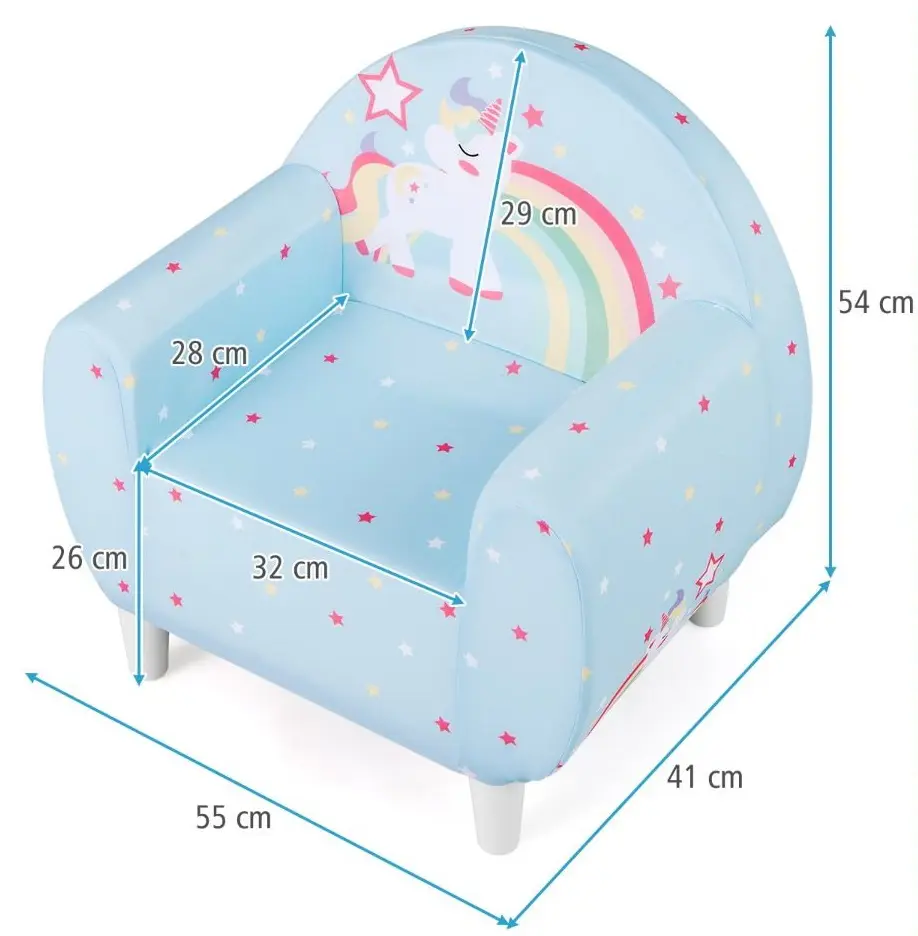 Fotoliu Costway HY10385BL (Blue)