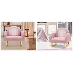 Fotoliu-balansoar Costway HY10172PI (Pink) Thumb