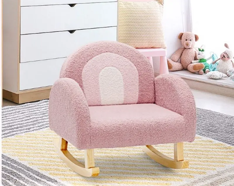 Fotoliu-balansoar Costway HY10172PI (Pink)