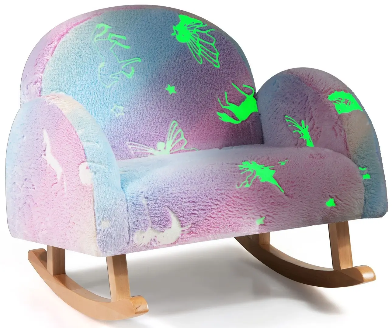 Кресло-качалка Costway HY10359MT (Multicolor)