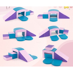 Modul moale pentru joc Costway FH10135BL (Blue/Pink) Thumb