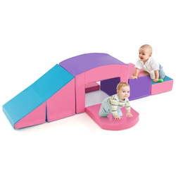 Modul moale pentru joc Costway FH10135PU (Purple/Pink) Thumb