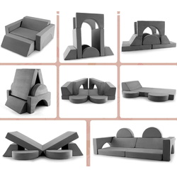 Modul moale pentru joc Costway HV10429GR (Grey) Thumb