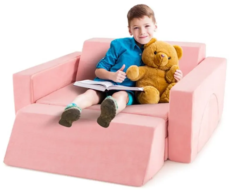 Modul moale pentru joc Costway HV10429PI (Pink)