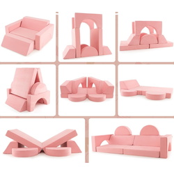 Modul moale pentru joc Costway HV10429PI (Pink) Thumb