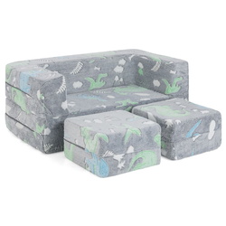 Modul moale pentru joc Costway HV10576GD (Grey) Thumb