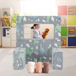 Modul moale pentru joc Costway HV10576GD (Grey) Thumb