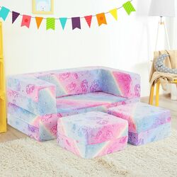 Мягкий игровой модуль Costway HV10576UN (Pink/Blue)
