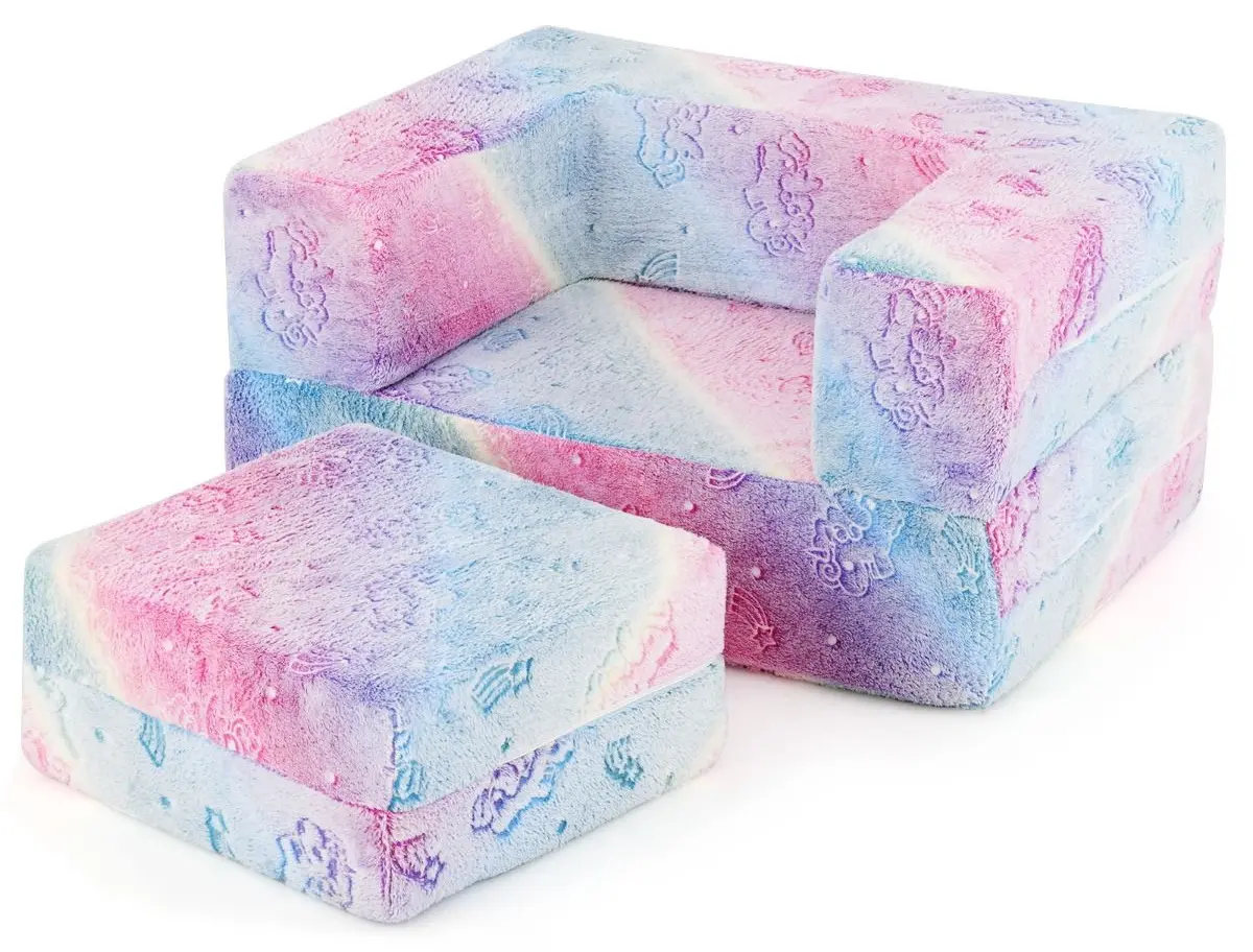 Modul moale pentru joc Costway HV10577UN (Pink/Blue)