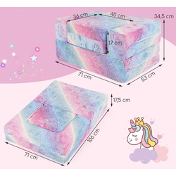 Modul moale pentru joc Costway HV10577UN (Pink/Blue) Thumb