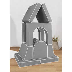 Мягкий игровой модуль Costway TP10265GR (Grey)