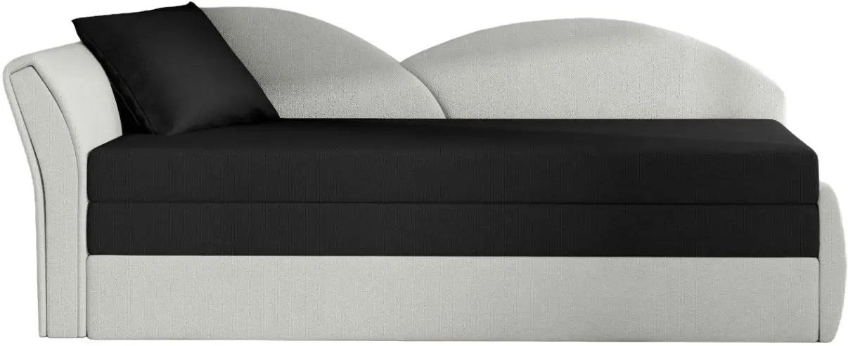 Canapea Eltap Aga Alova 04/Alova PDP Left (Black/White)