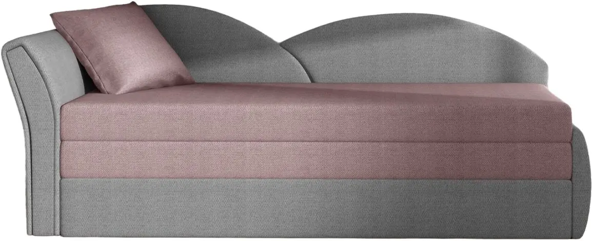 Диван Eltap Aga Malmo 61/Malmo 90 Left (Powdery Pink/Gray)