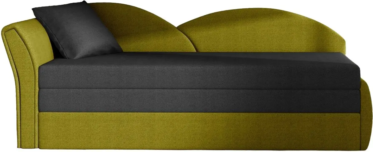 Диван Eltap Aga Malmo 96/Malmo 41 Left (Anthracite/Mustard)