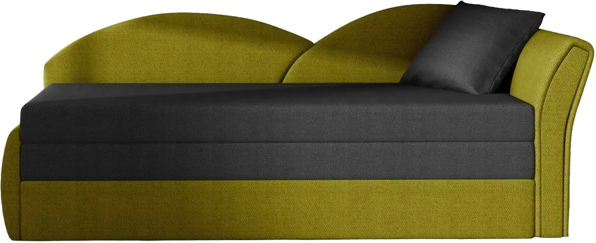 Canapea Eltap Aga Malmo 96/Malmo 41 Right (Anthracite/Mustard)