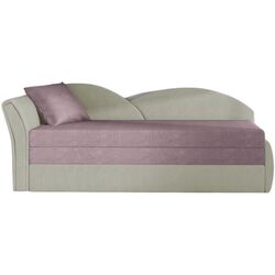 Диван Eltap Aga Soro 61/Nubuk 21 Left (Pink/Cream)