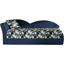 Диван угловой Eltap Aga Ac 01/Alova 79 Left (Multicolor/Dark Blue)