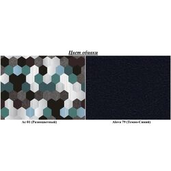 Диван угловой Eltap Aga Ac 01/Alova 79 Left (Multicolor/Dark Blue) Thumb