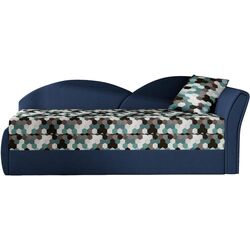 Диван угловой Eltap Aga Ac 01/Alova 79 Right (Multicolor/Dark Blue)