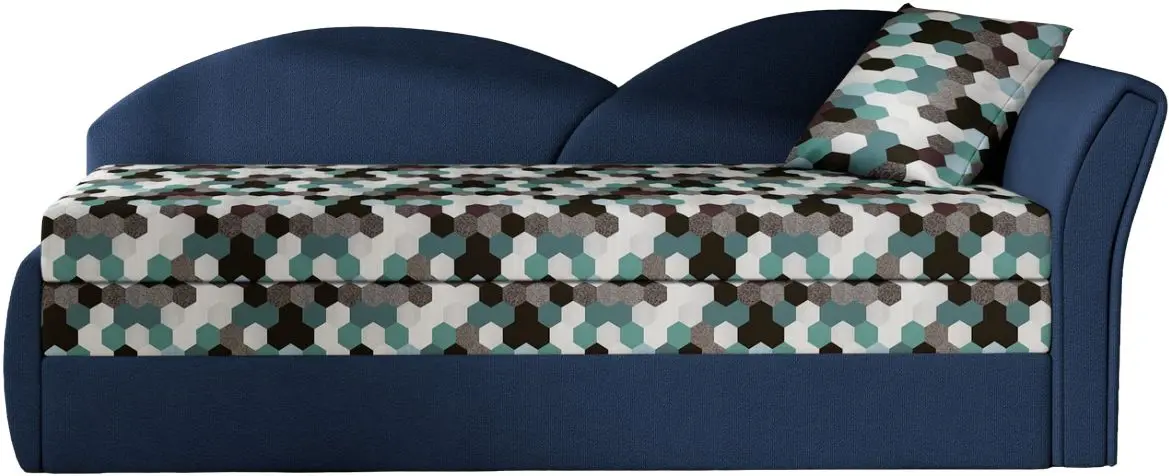 Диван угловой Eltap Aga Ac 01/Alova 79 Right (Multicolor/Dark Blue)