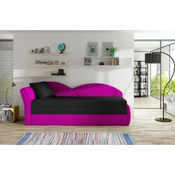 Canapea de colt Eltap Aga Alova 04/Alova 76 Left (Black/Fuchsia) Thumb