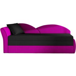 Диван угловой Eltap Aga Alova 04/Alova 76 Left (Black/Fuchsia)