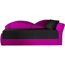 Диван угловой Eltap Aga Alova 04/Alova 76 Right (Black/Fuchsia)