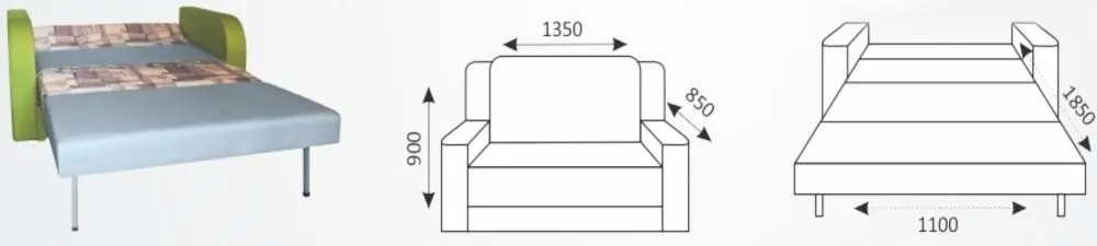 Canapea МКС Mikki Maus