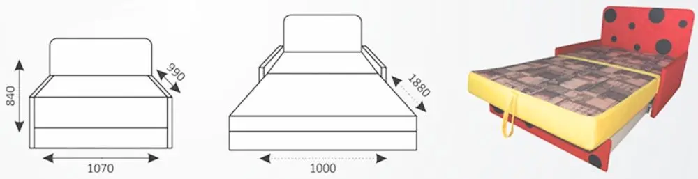 Canapea МКС Solnyshko