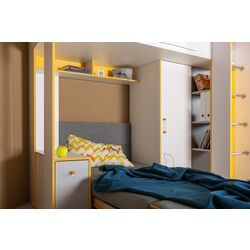 Диванный блок Mobi Альфа 11.20 (Серый/Горчичный) Thumb