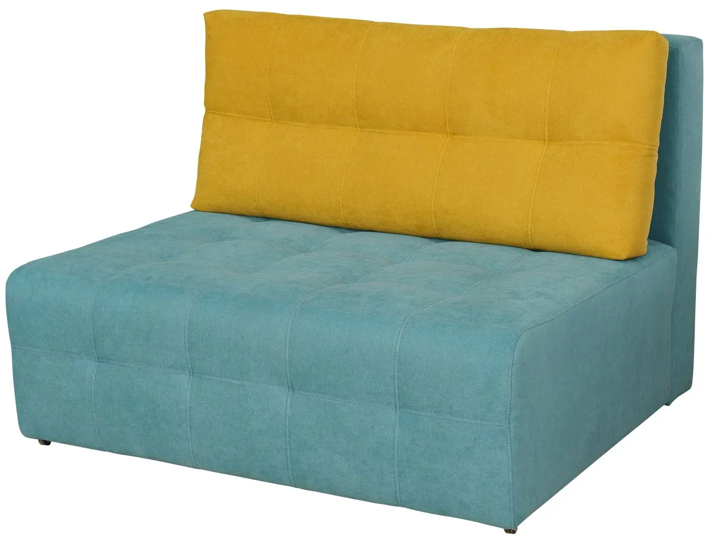 Canapea Modern Teddi Alaska 86/Alaska 45 (Turquoise/Mustard)