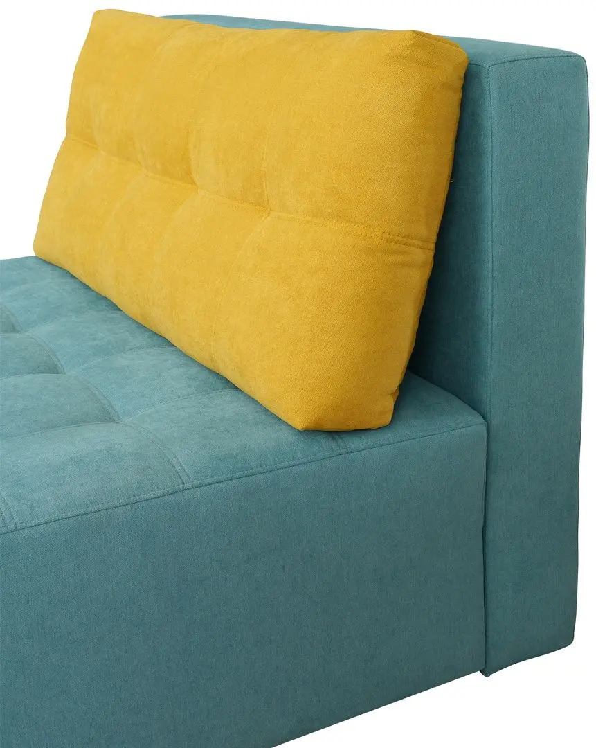 Canapea Modern Teddi Alaska 86/Alaska 45 (Turquoise/Mustard)