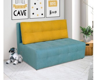 Canapea Modern Teddi Alaska 86/Alaska 45 (Turquoise/Mustard)