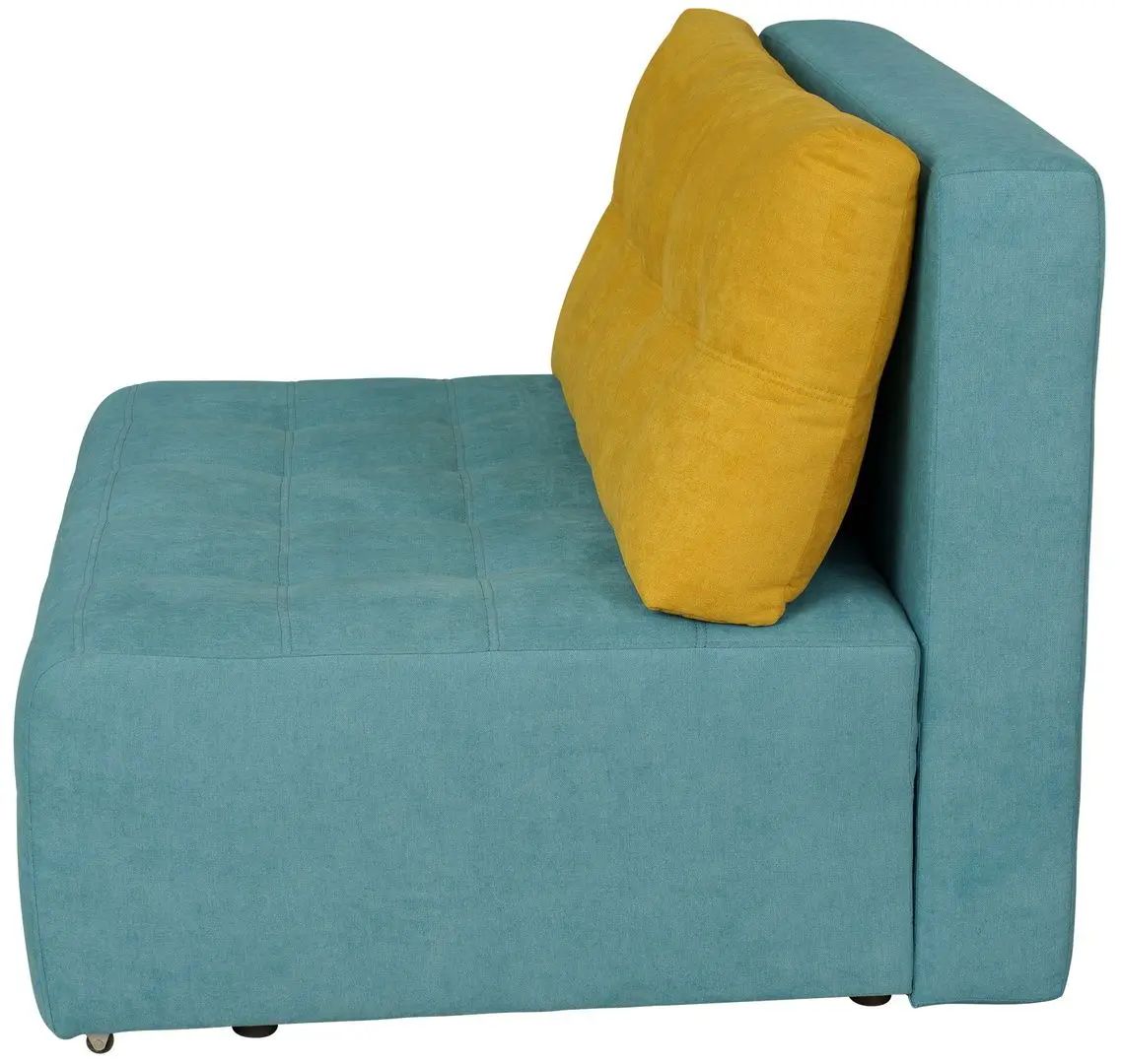 Canapea Modern Teddi Alaska 86/Alaska 45 (Turquoise/Mustard)