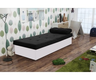 Canapea Prime Furniture Berta Suedine 24 (Black/White)