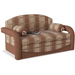 Диван раскладной Smart Димочка Люкс (Dark Brown/Light Brown)