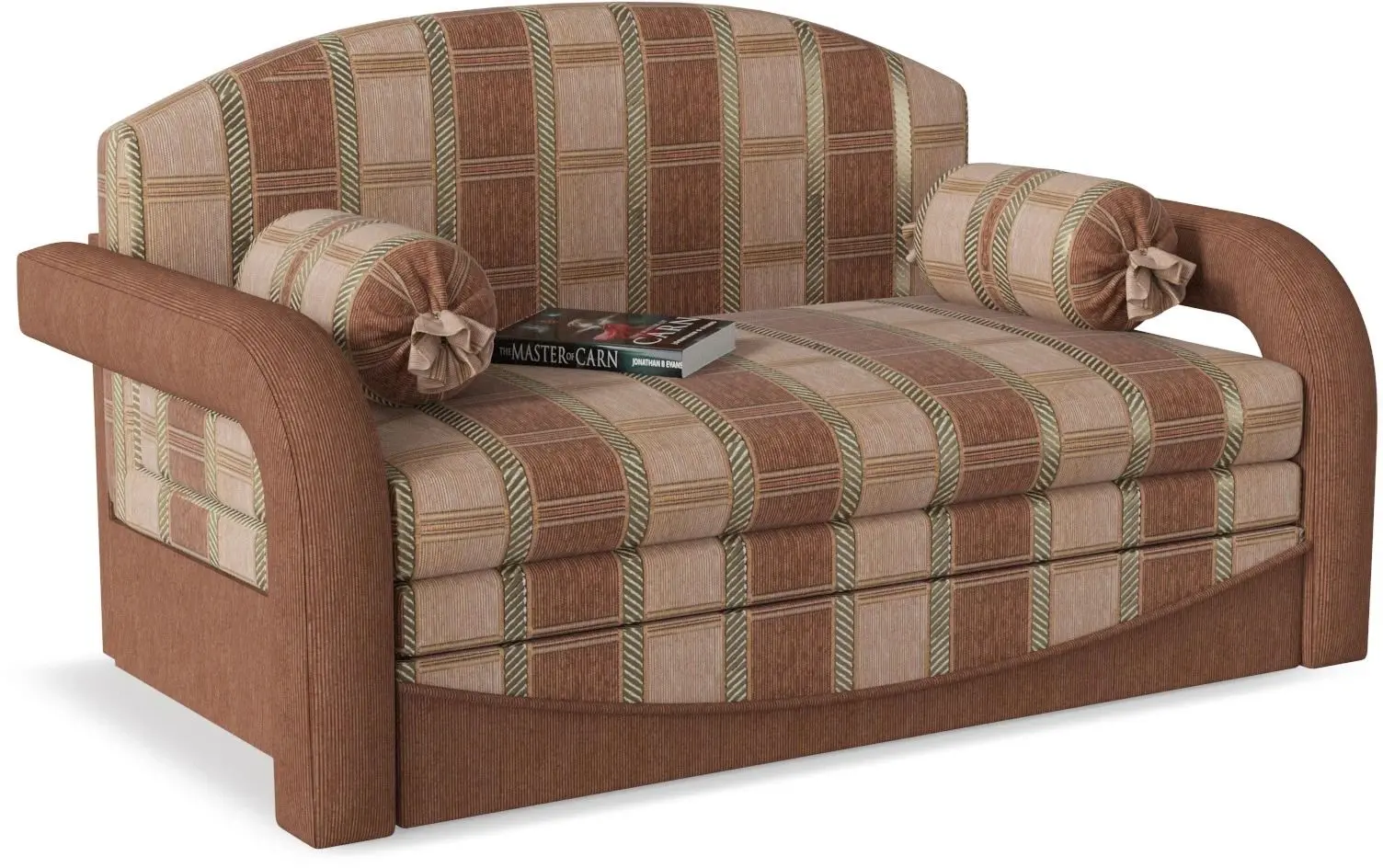 Диван раскладной Smart Димочка Люкс (Dark Brown/Light Brown)